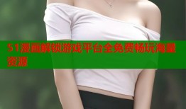 51漫画解锁游戏平台全免费畅玩海量资源